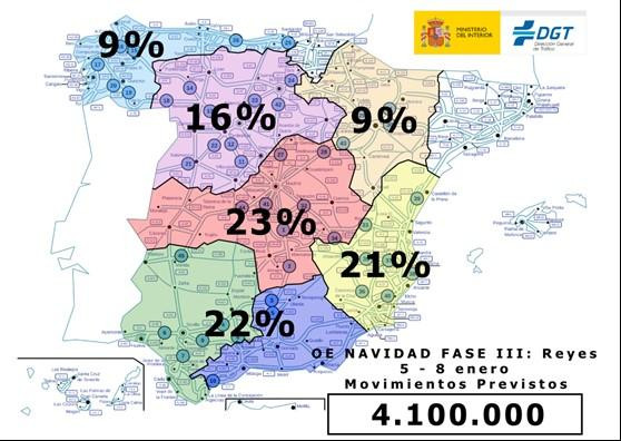 La DGT activa la tercera y última fase de la operación especial de Tráfico de Navidad