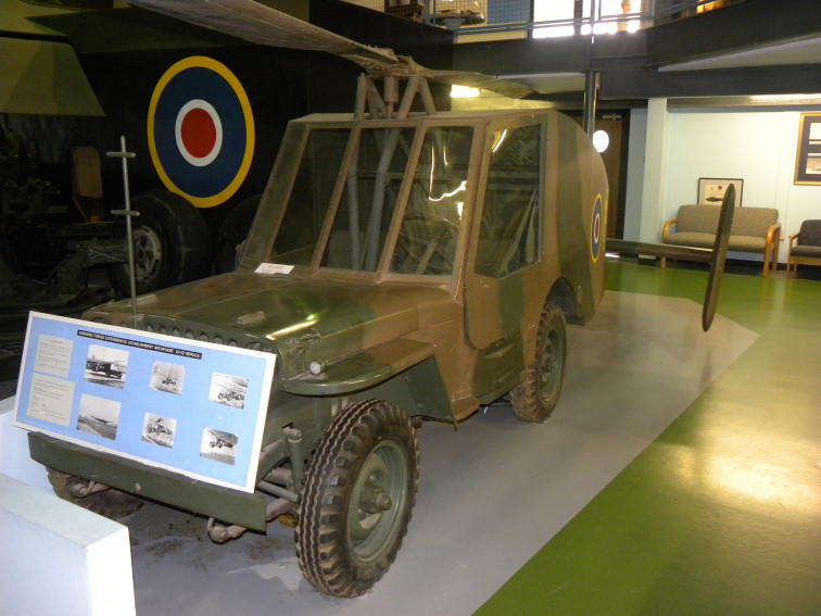 El Rotabuggy: el Jeep volador desarrollado durante la Segunda Guerra Mundial