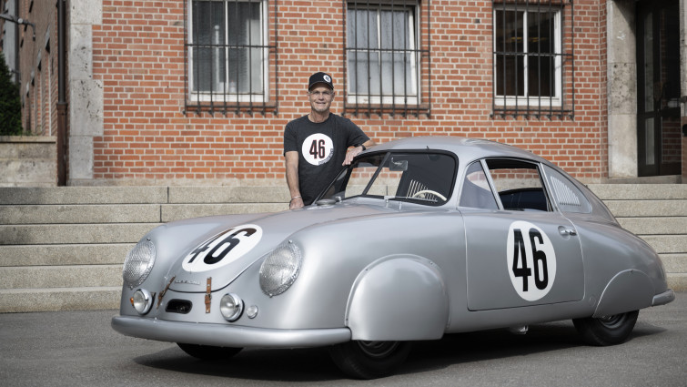 El Porsche 356 SL volvió al circuito de Le Mans donde ganó las 24 Horas en 1951