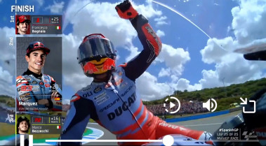 MotoGP | Bagnaia vencedor en Jerez, por delante de un Marc Márquez que puso la emoción