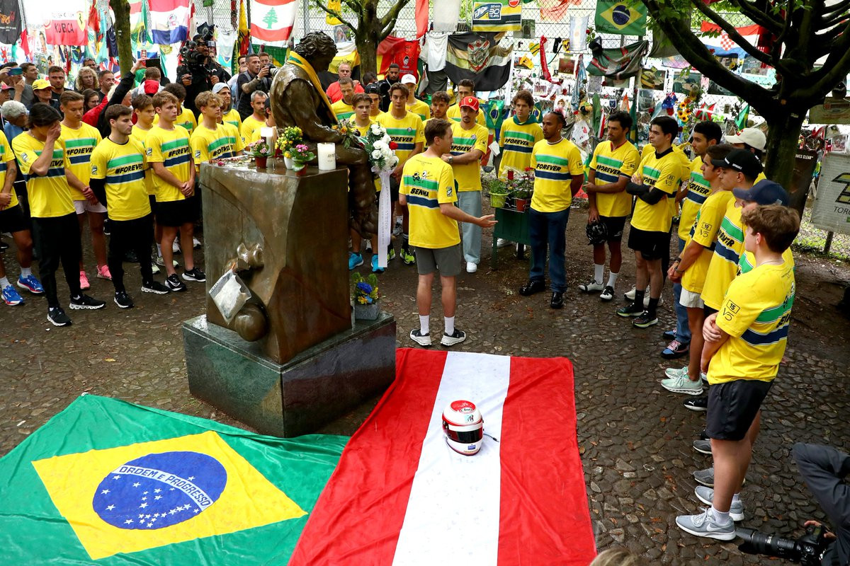 F1. imola 24. homenaje senna ratzenberger