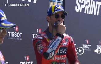 MotoGP | Bagnaia se impuso a Martín en la Sprint de Assen, su circuito talismán