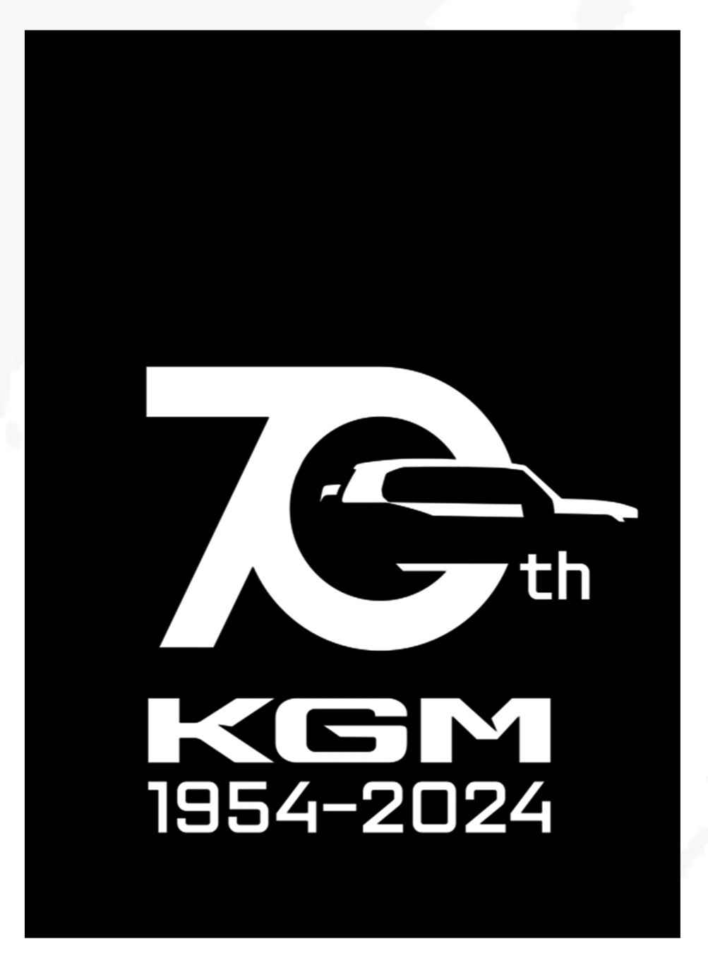 Logo 70 aniversario KGM