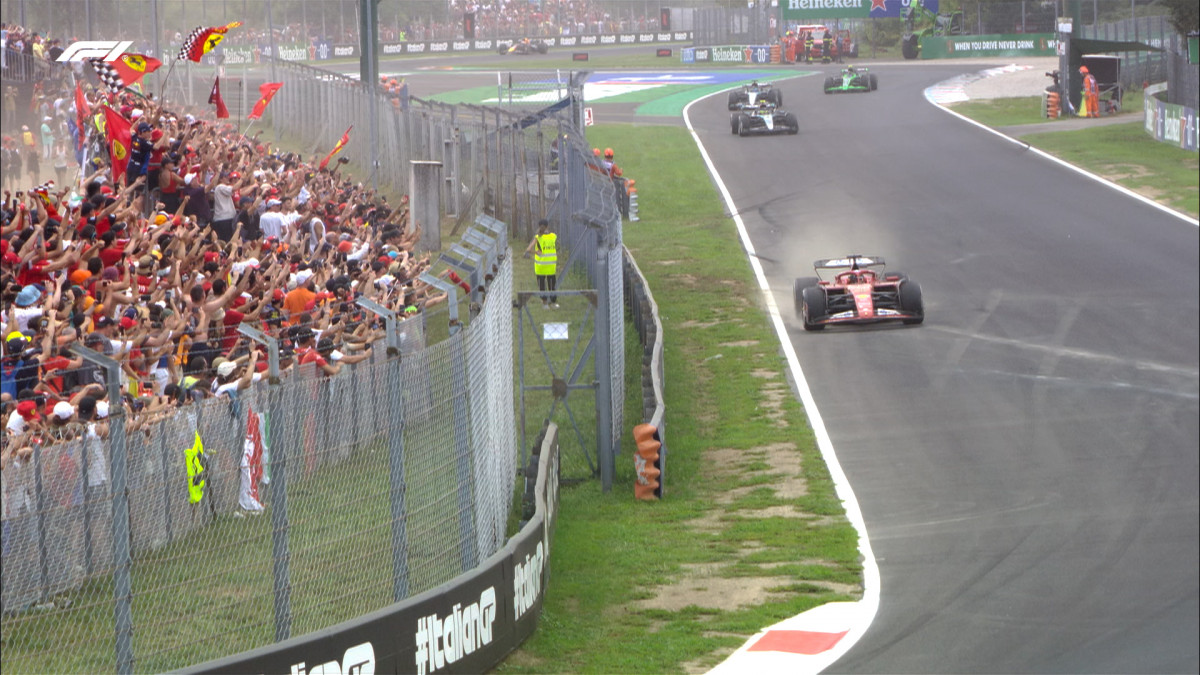 F1. gp italia. leclerc victoria monza