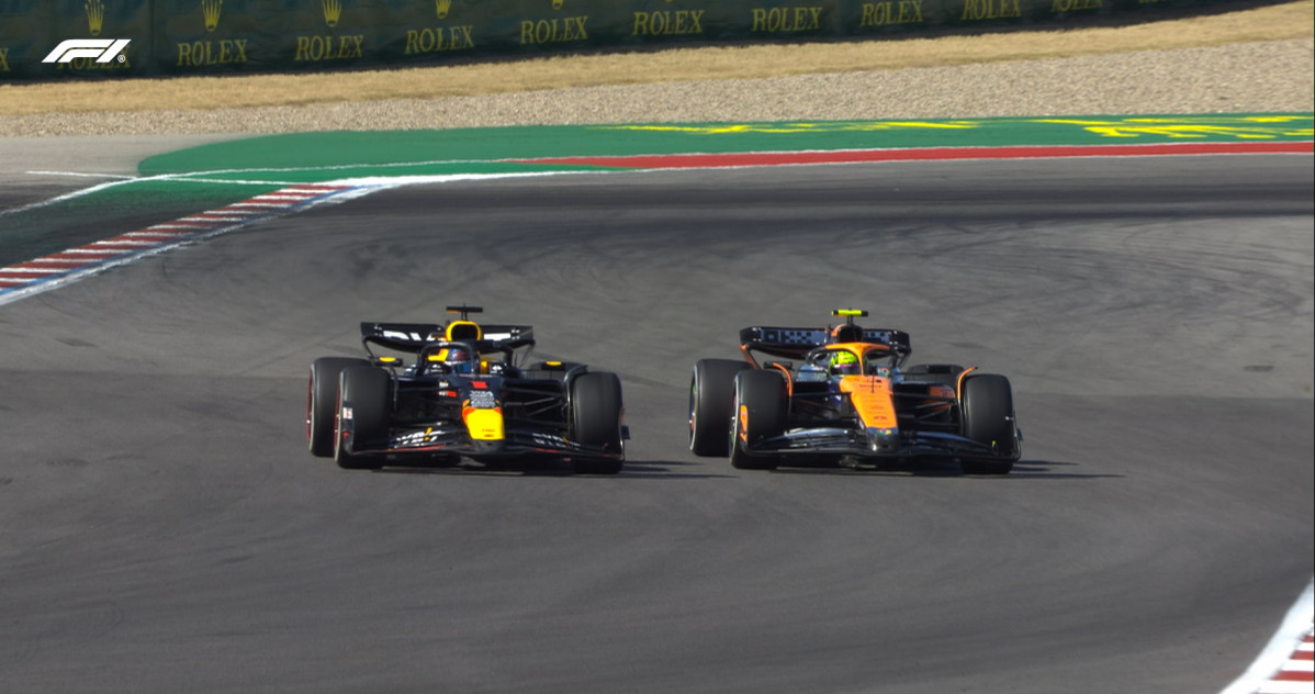 F1. gp estados unidos verstappen y norris