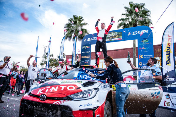 S-CER. Con su victoria en Pozoblanco, Alejandro Cachón se proclamó campeón de España de rallyes