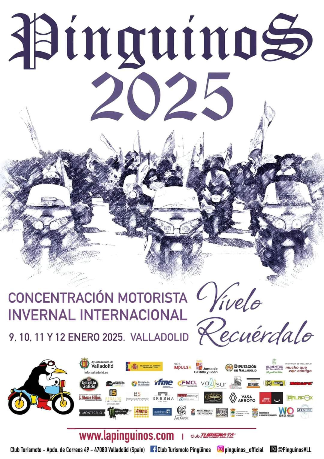 Cartel pinguinos 2025. 01