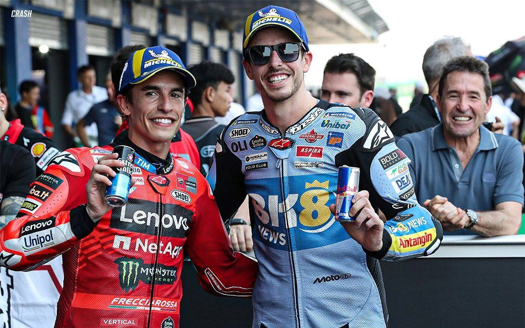 Motogp. marc y alex marquez. tailandia 2025